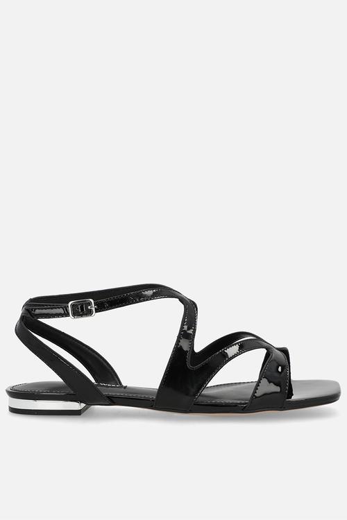 Etrin ankle strap sandal - black