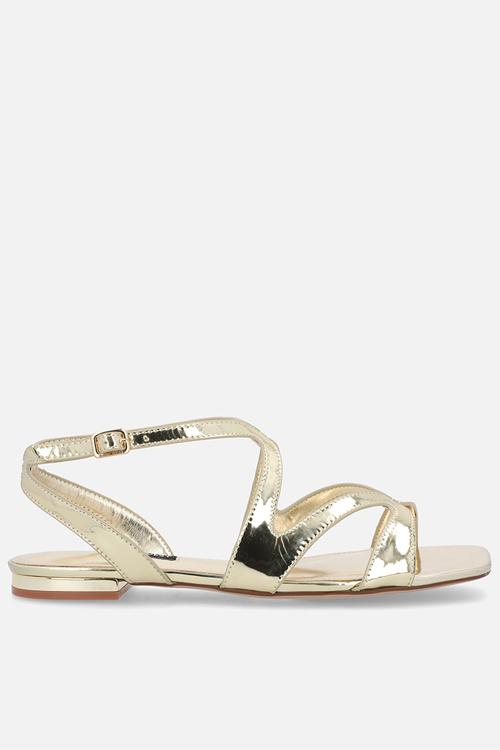 Etrin ankle strap sandal - gold