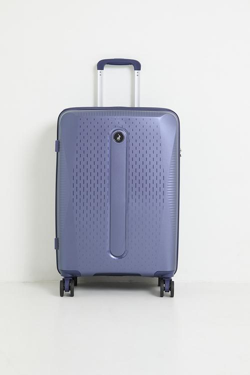 Polo Stellar Medium 4 Wheel Trolley Case - Blue