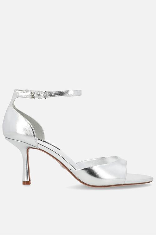 Tumpen stiletto heel - silver