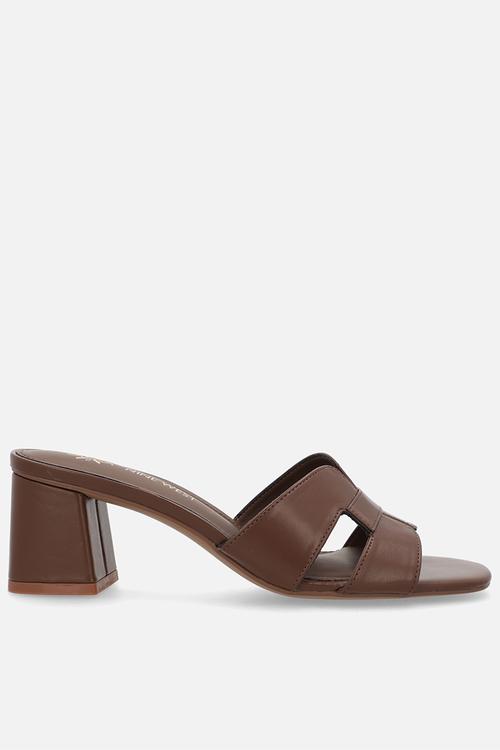 Nagina block heel - brown