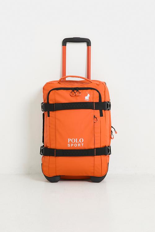 Polo Small Sport Trolley Duffel Carry On 2 Wheel - Orange