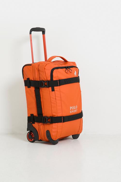 Polo Small Sport Trolley Duffel Carry On 2 Wheel - Orange