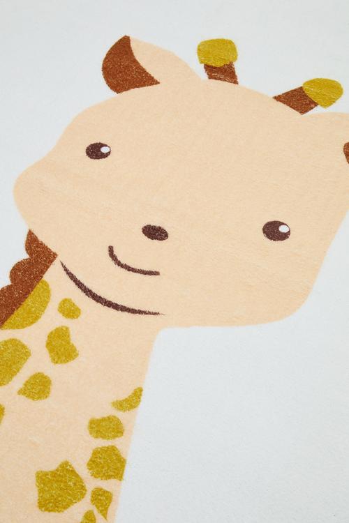 Giraffe graphic rug - off white/tan