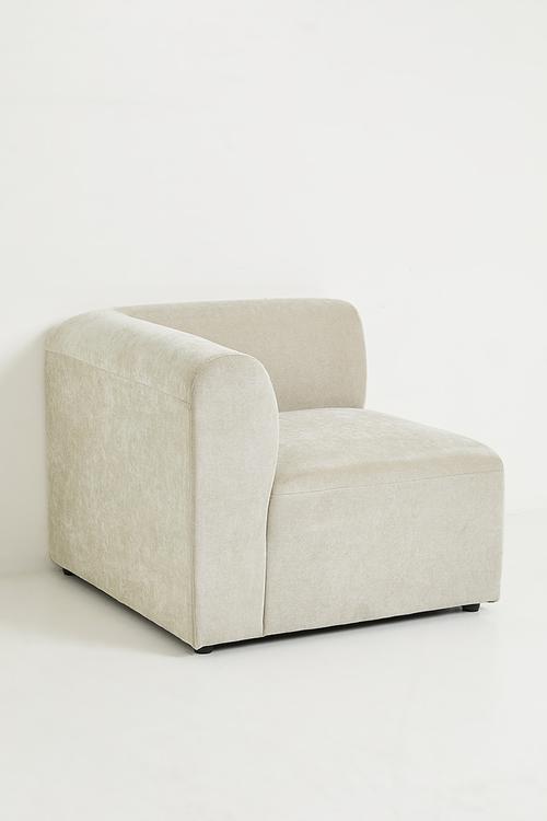 Hudson Left Corner Wedge Modular - Natural
