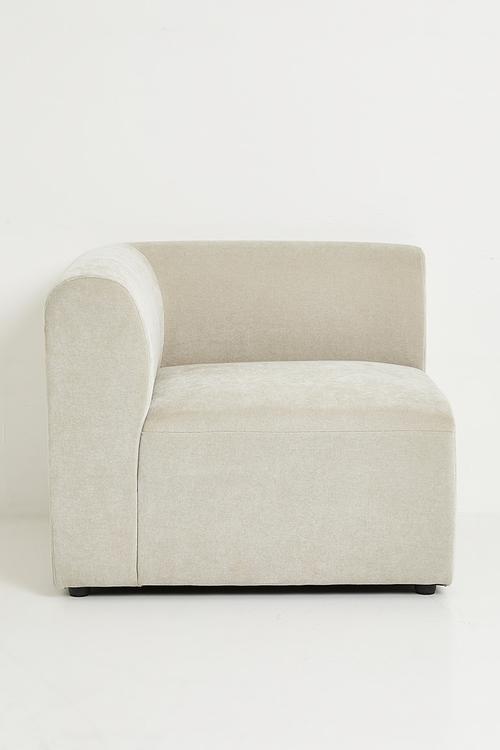 Hudson Left Corner Wedge Modular - Natural