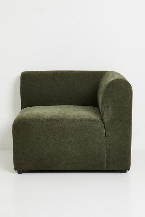 Hudson Right Corner Wedge Modular - Green