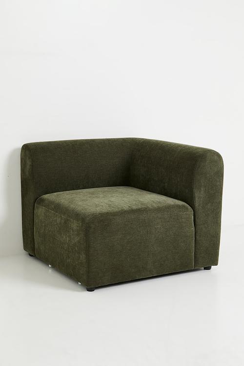 Hudson Right Corner Wedge Modular - Green