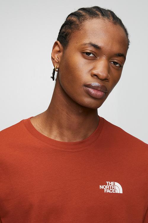Vertical Regular Short Sleeve Tee Graphic - Iron Clay