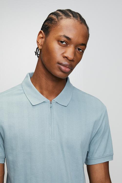 Zip structure polo - lead