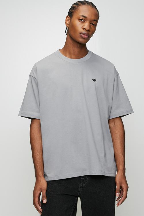 SKULL TEE M - GREY THREE