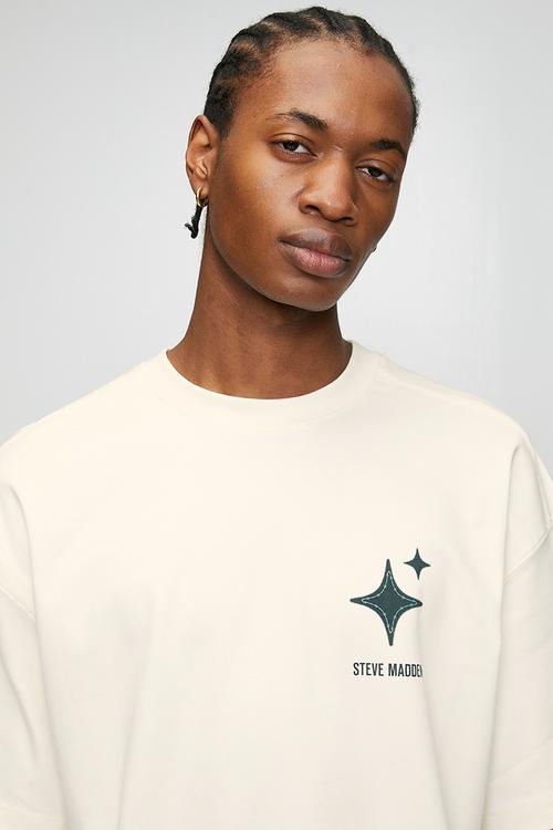 Mens Ori Oversized T-Shirt - Cream