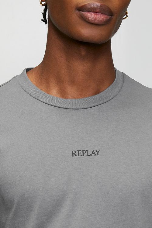 Basic Jersey Crew Neck T-shirt - Lead Grey