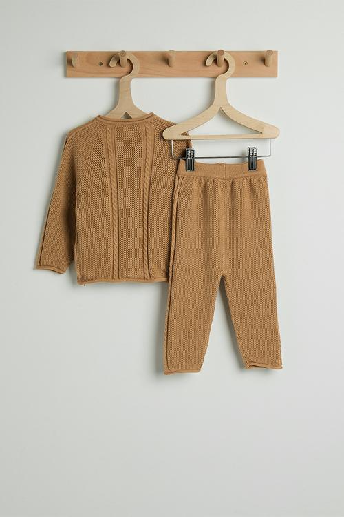 Knitwear set - brown