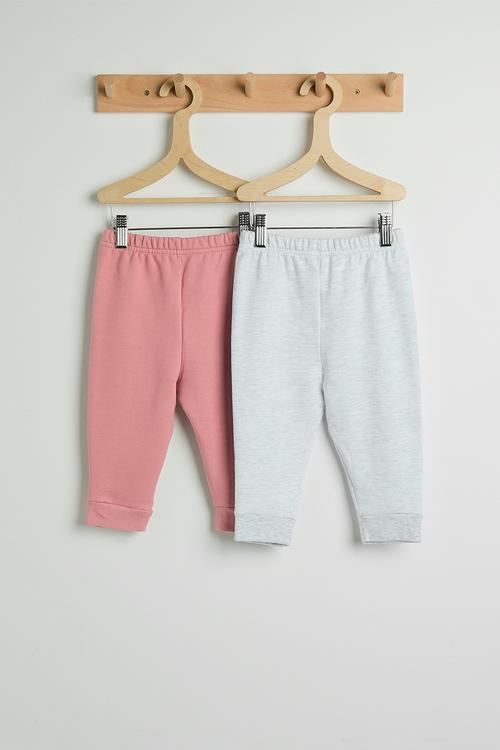 2 Pack joggers - ice/dusty pink