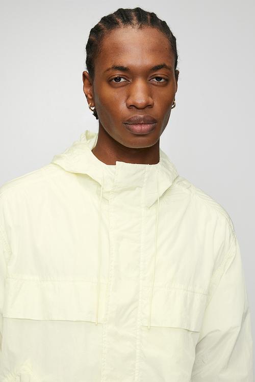 Nylon windbreaker - light yellow