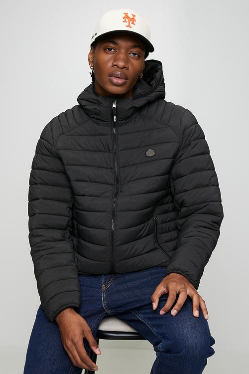 HOODED FUJI LITE JACKET  - Black