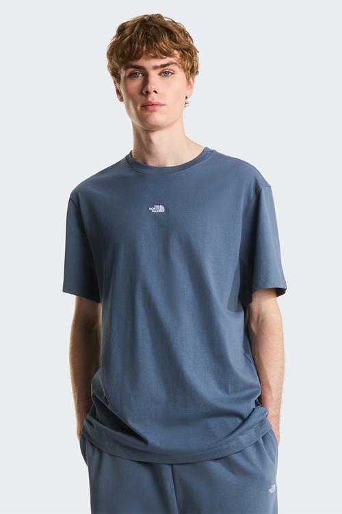 Essential Center Logo Relaxed Short Sleeve Tee - Granite Grey