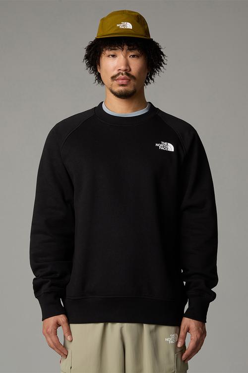 Raglan Box Regular Crew -  Black
