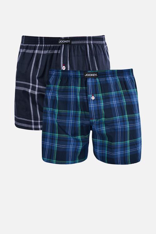 2Pk Woven Boxer - Multi Multi