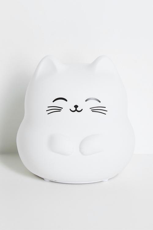 Cat night light - white