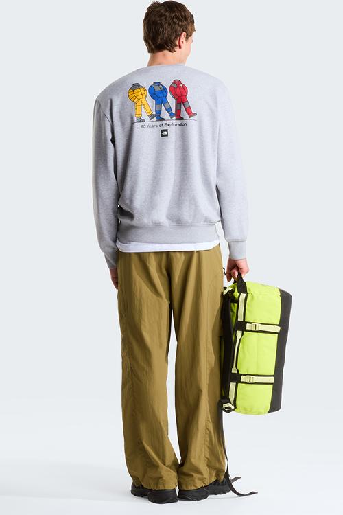 TNF Celebration Relaxed Crew-Graphic - TNF Light Grey Heather