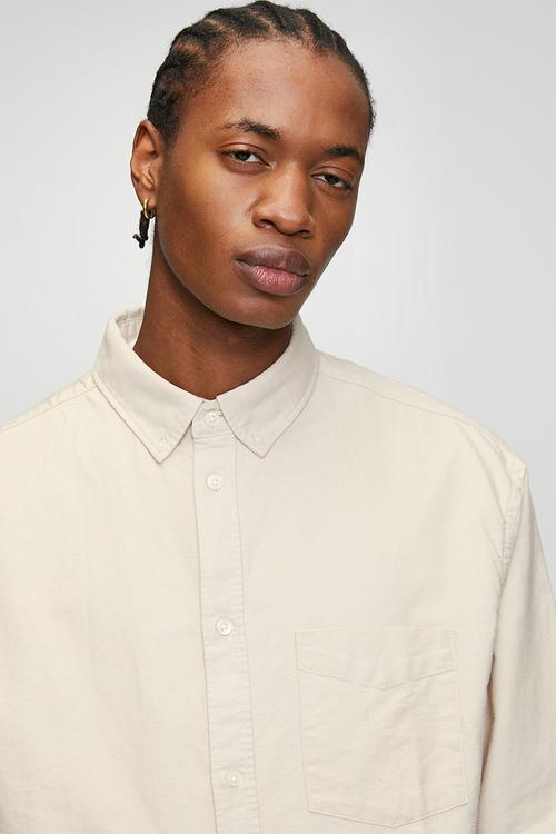 Regular fit oxford shirt - beige