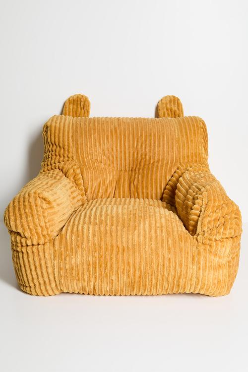 Wide-rib corduroy armchair - tan