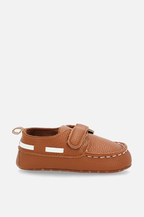 Soft sole baby shoes - tan