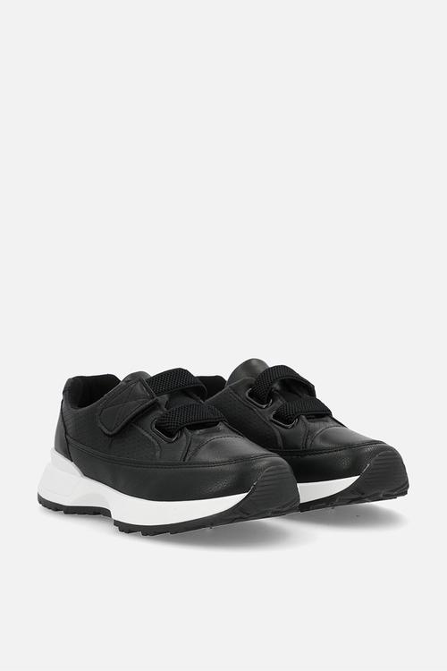 Twin strap sneakers - black
