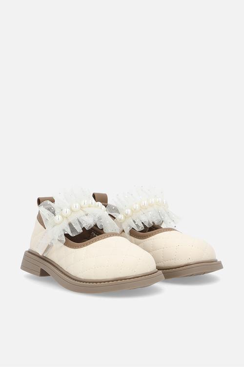 Quilted Mary Jane - off white
