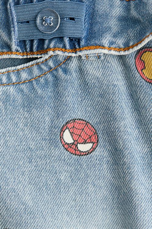 Regular fit printed  jeans - light denim blue/marvel comics