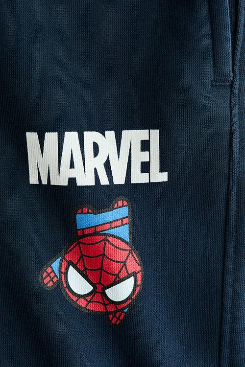 Printed sweatshirt joggers - navy blue/marvel comics