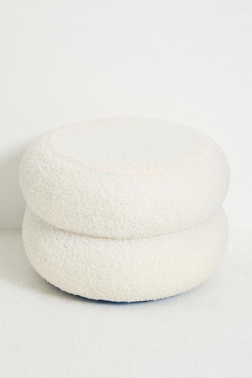 Macaron ottoman - cream