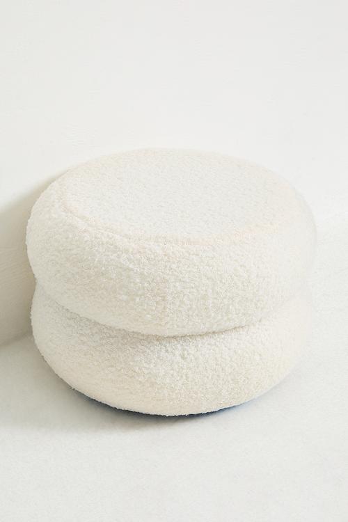 Macaron ottoman - cream