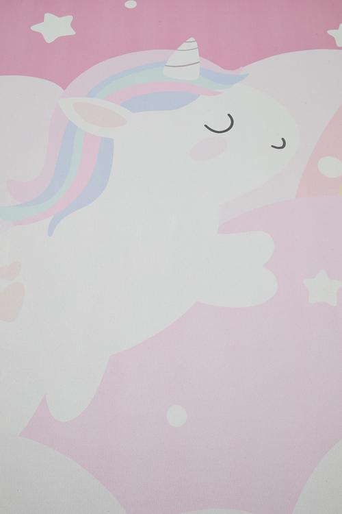 Unicorn graphic rug - multi
