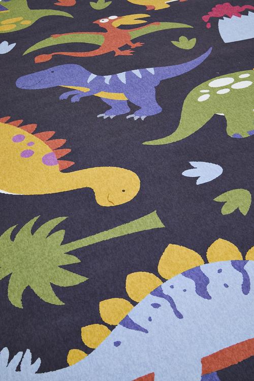 Dino aop rug - dark navy/multi