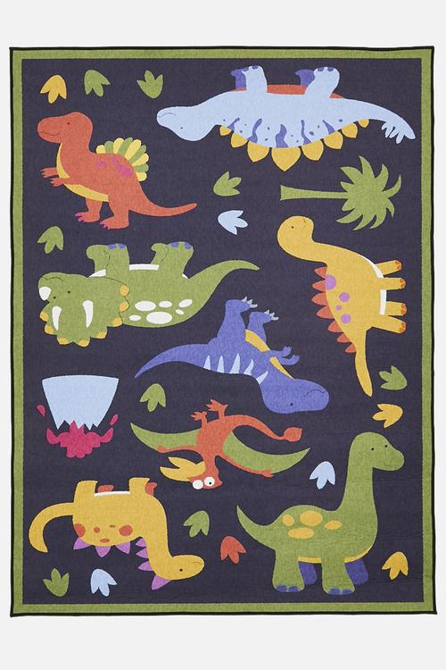 Dino aop rug - dark navy/multi