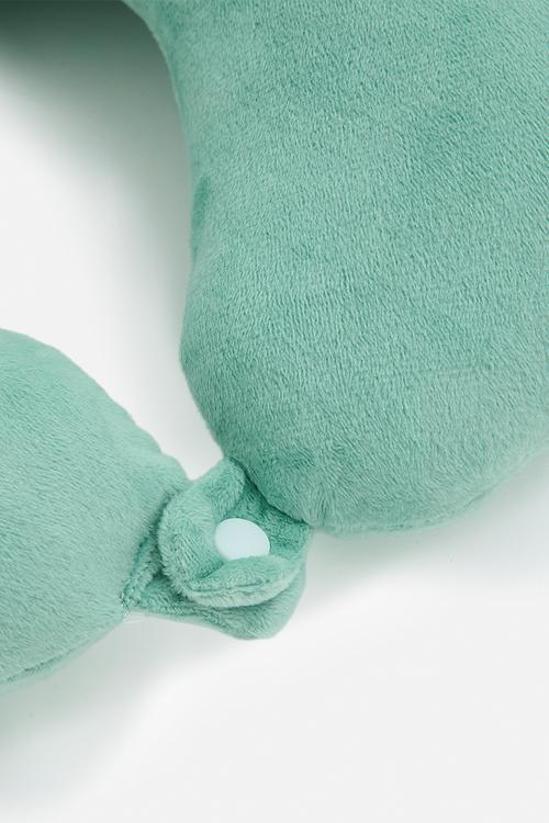 Novelty travel pillow - celadon green