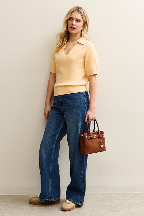 Ss polo - lt yellow