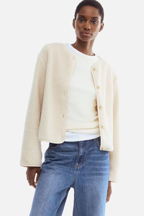Teddy jacket - light beige