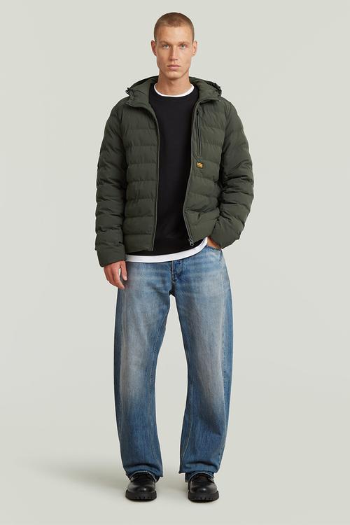 Foundation Hooded Liner Jacket - Asphalt Grey