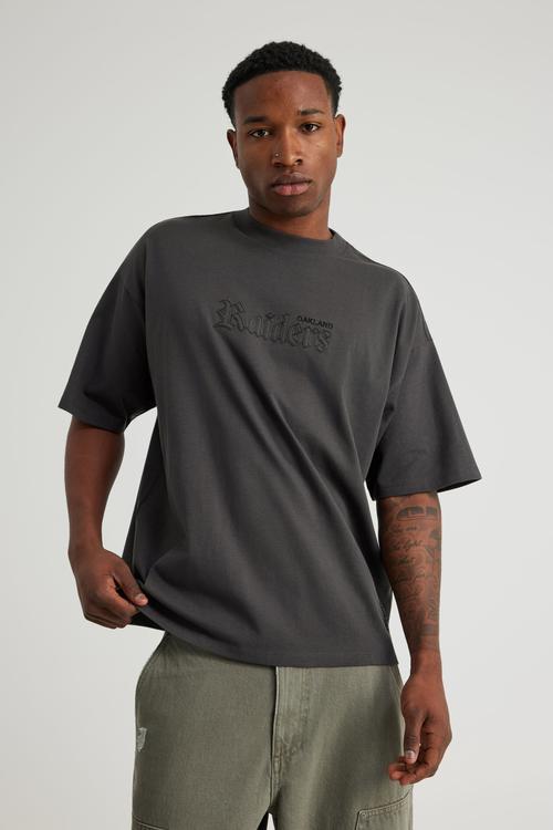 Box Fit Nfl T-shirt - Lcn Nfl Slate/Raiders Gothic