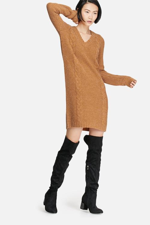 Riva cable knit dress