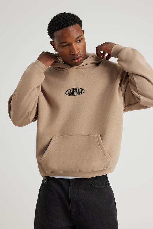 Half Half Hoodie - Hh Crema/Damage