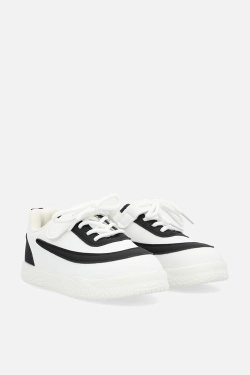 Low top sneakers - white/black