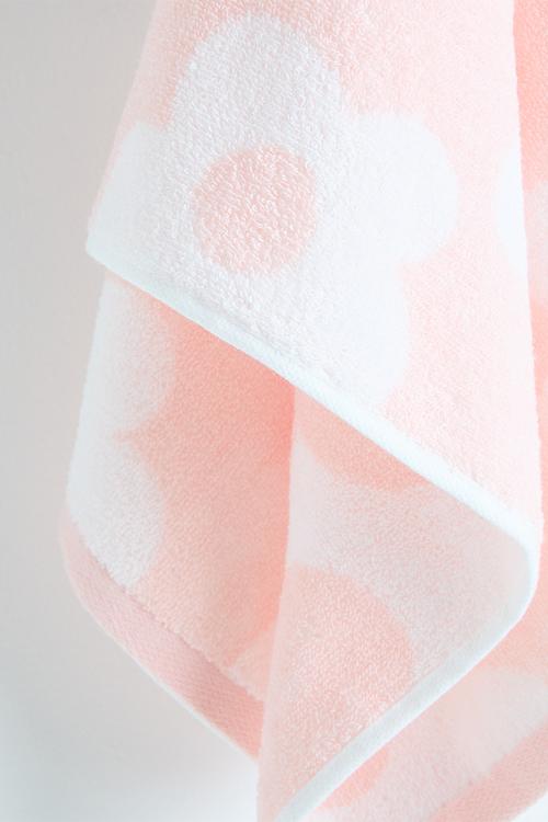 2 pack printed towels - soft pink