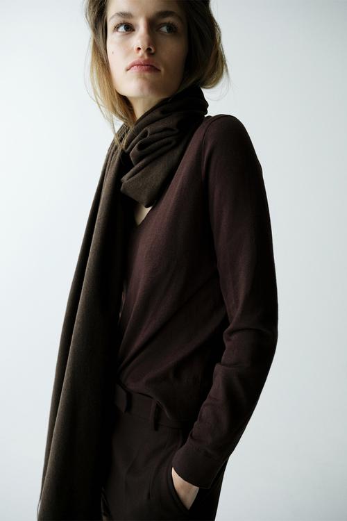 Sweater luccav - dark brown