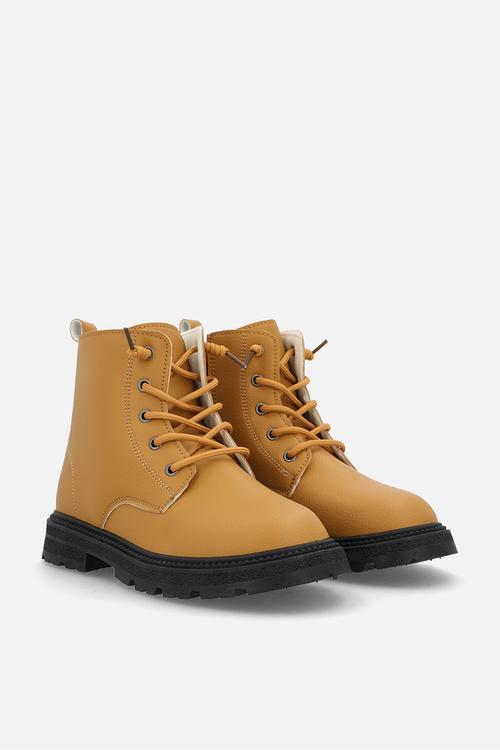 Lace-up boots - tan brown