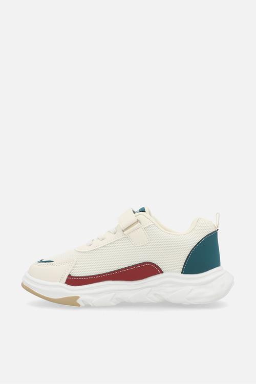 Colour accent sneakers - off white/multi